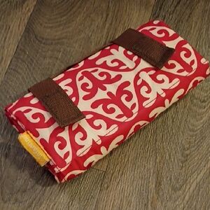 Infantino Red and Cream Patterned Changing Mat